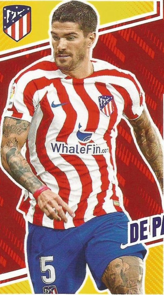 De Paul 2022 Panini Adrenalyn XL La Liga
