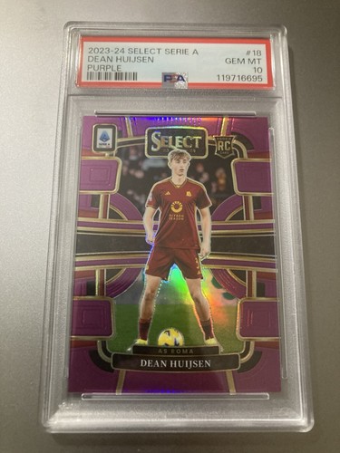 Dean Huijsen 2023 Panini Select Serie A Purple Prizm /49