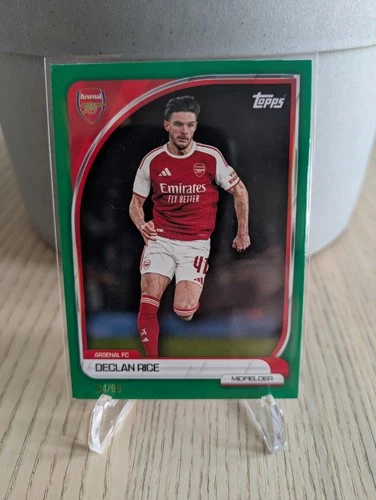 Declan Rice 2025 Topps Arsenal Green /99