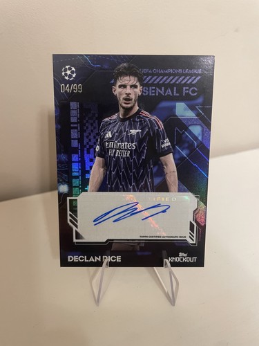 Declan Rice 2025 Topps Arsenal London 4/99