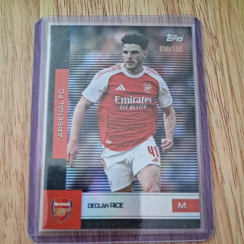 Declan Rice 2026 Topps Arsenal Team Set /150