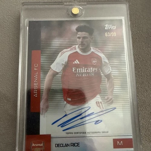 Declan Rice 2025 Topps Arsenal Team Set /99