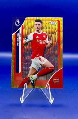 Declan Rice 2025 Topps Chrome Gold Refractor /50