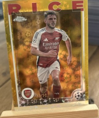 Declan Rice Topps Chrome Logofractor /50