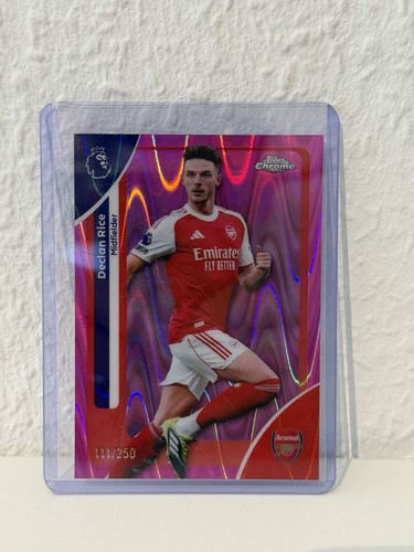 Declan Rice 2025 Topps Chrome Pink /250