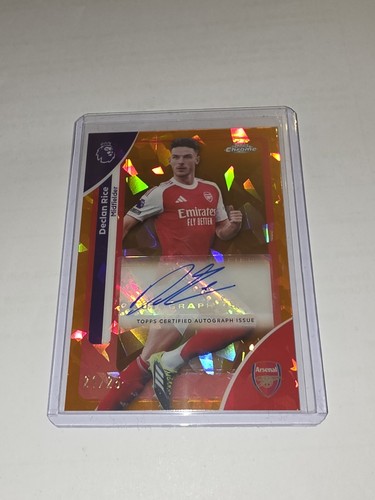 Declan Rice 2026 Topps Chrome Premier League Sapphire /25