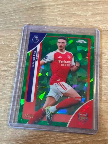 Declan Rice 2026 Topps Chrome Premier League Sapphire Edition /99