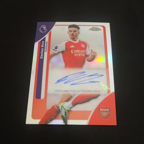 Declan Rice 2026 Topps Chrome Premier League Silver Refractor