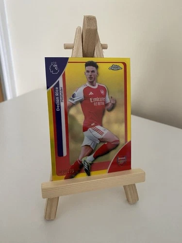 Declan Rice 2026 Topps Chrome Premier League Yellow /275