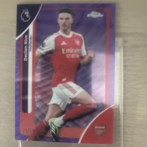 Declan Rice 2025 Topps Chrome Purple /75