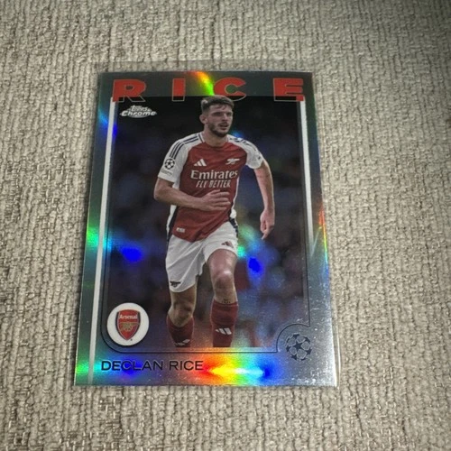 Declan Rice 2025 Topps Chrome Refractor
