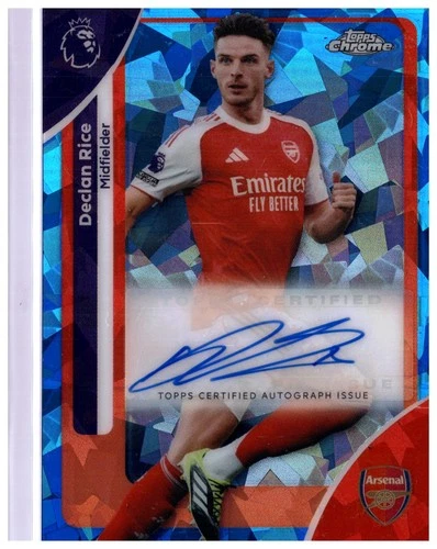 Declan Rice 2025 Topps Chrome Sapphire