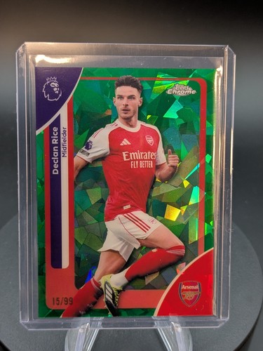 Declan Rice 2025 Topps Chrome Sapphire /99