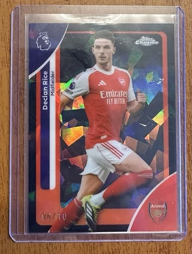 Declan Rice 2026 Topps Chrome Sapphire Edition /10