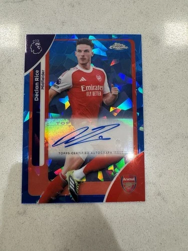 Declan Rice 2026 Topps Chrome Sapphire Edition