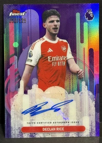 Declan Rice 2026 Topps Finest Purple /125