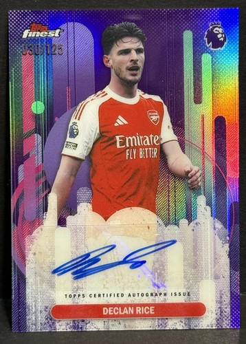 Declan Rice 2026 Topps Finest Purple /125