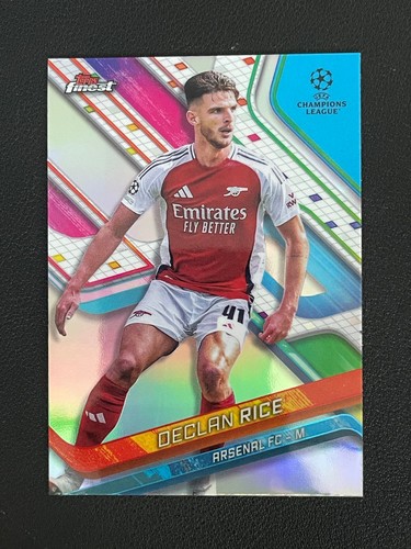 Declan Rice 2024 Topps Finest Refractor