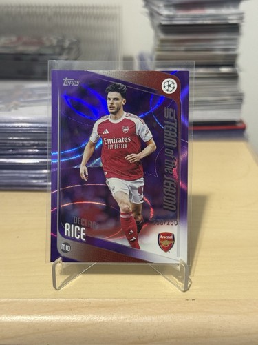 Declan Rice 2025 Topps Flagship Purple /250