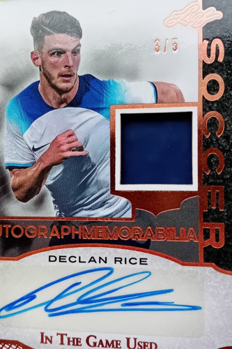 Declan Rice 2024 Leaf In The Game 3/5