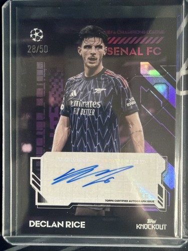 Declan Rice 2025 Topps Knockout /50