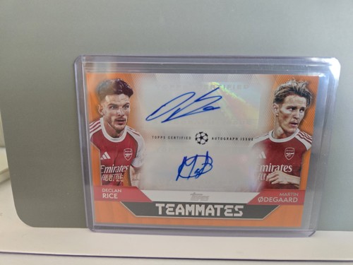 Declan Rice & Martin Odegaard 2025 Topps UEFA UCC 06/25