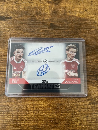 Declan Rice & Martin Odegaard 2025 Topps UEFA UCC /10