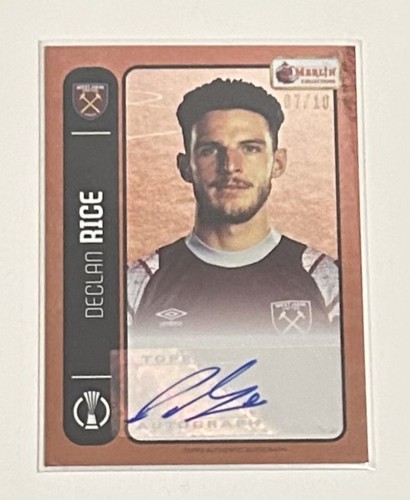 Declan Rice 2022 Topps Merlin Chrome /10