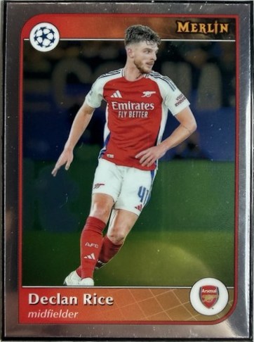 Declan Rice 2024 Topps Merlin Chrome