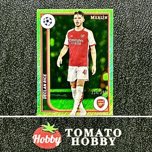 Declan Rice 2023 Topps Merlin Chrome Green Refractor /399