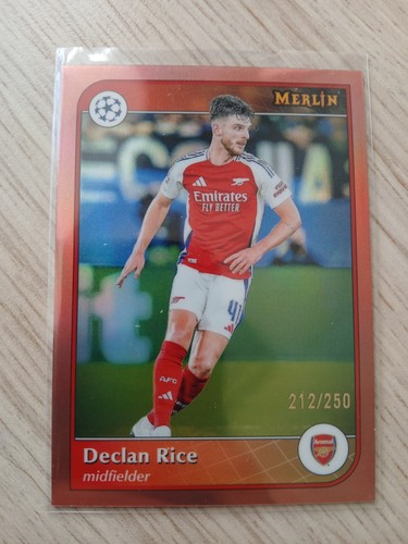 Declan Rice 2024 Topps Merlin Chrome Rose Refractor /250