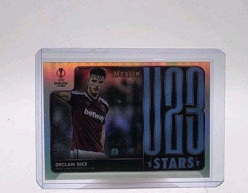 Declan Rice 2021 Topps Merlin Chrome UEFA U23-20