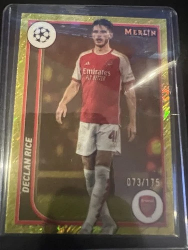 Declan Rice 2023 Panini Merlin Chrome Yellow 73/175