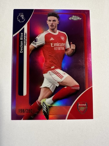 Declan Rice 2025 Topps Premier League Chrome /250