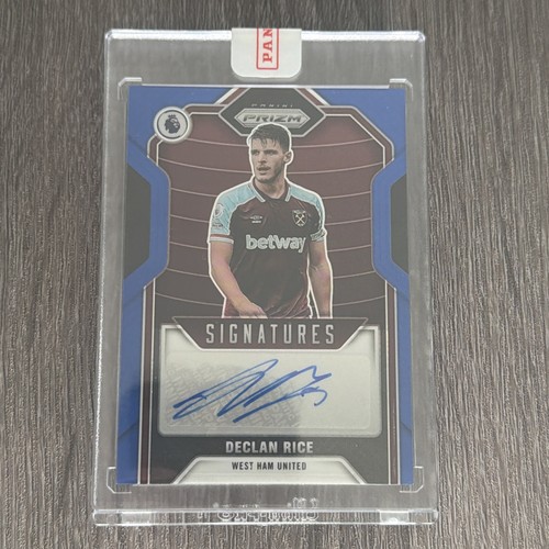 Declan Rice 2022 Panini Prizm Blue