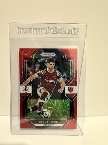 Declan Rice 2022 Panini Prizm Choice Red Prizm /30