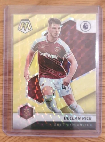 Declan Rice 2021 Panini Prizm Mosaic Gold /10
