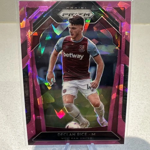 Declan Rice 2020 Panini Prizm Pink Cracked Ice