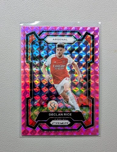 Declan Rice 2023 Panini Prizm Pink Mosaic