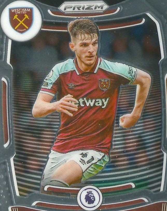 Declan Rice 2021 Panini Prizm Premier League 63