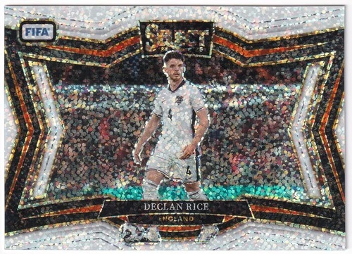 Declan Rice 2024 Panini Select Blanc Étincelant