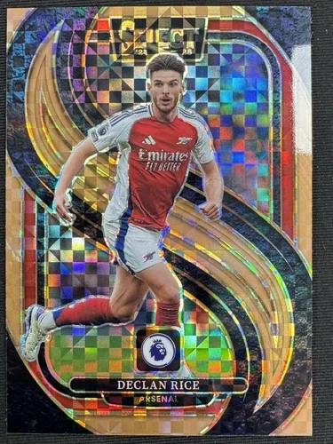 Declan Rice 2024 Panini Select Bronze Checker /125