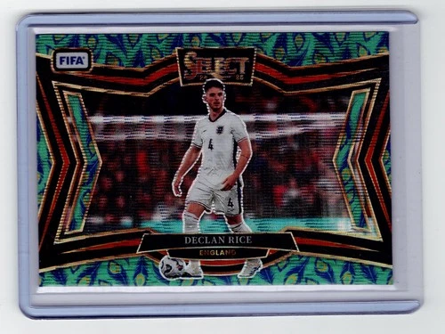 Declan Rice 2024 Panini Select Field Prizm Peacock