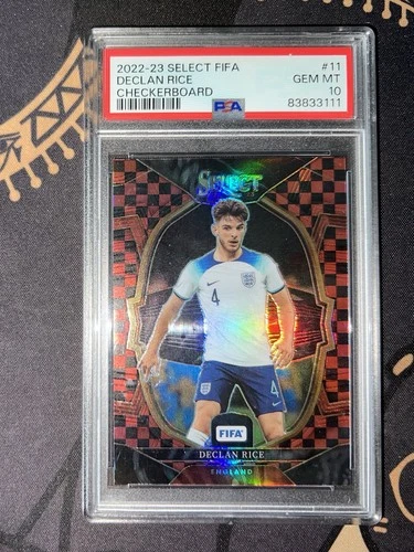 Declan Rice 2022 Panini Select FIFA