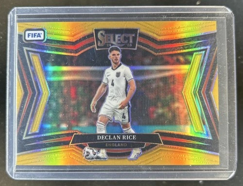 Declan Rice 2024 Panini Select FIFA Field Gold /10