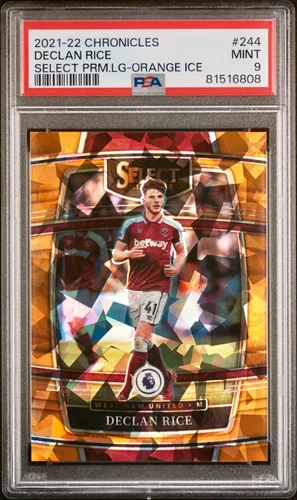 Declan Rice 2021 Panini Select Orange Ice /23