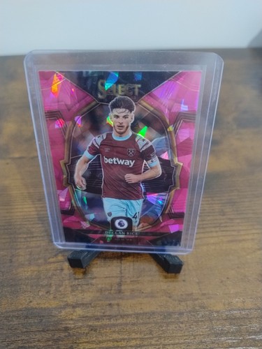 Declan Rice 2022 Panini Select Pink Cracked Ice