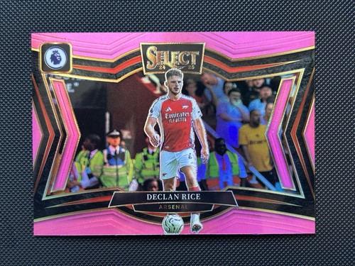 Declan Rice 2024 Panini Select Pink Field Level /99
