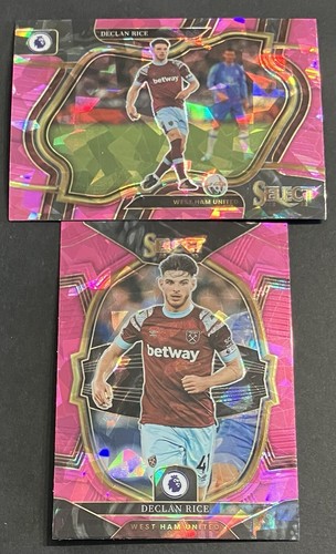 Declan Rice 2023 Panini Select Pink Ice