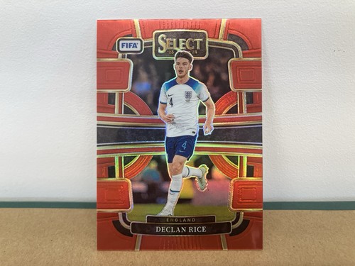 Declan Rice 2024 Panini Select Red Prizm
